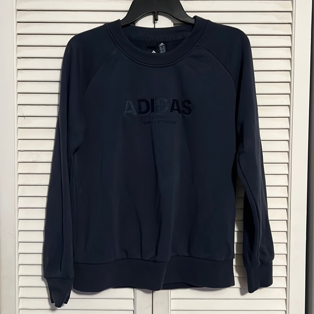 navy blue adidas sweater